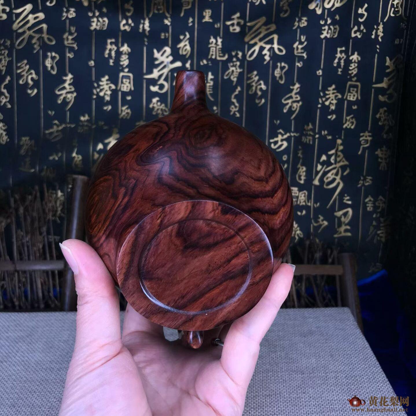 10.5cm海南黄花梨茶壶一把